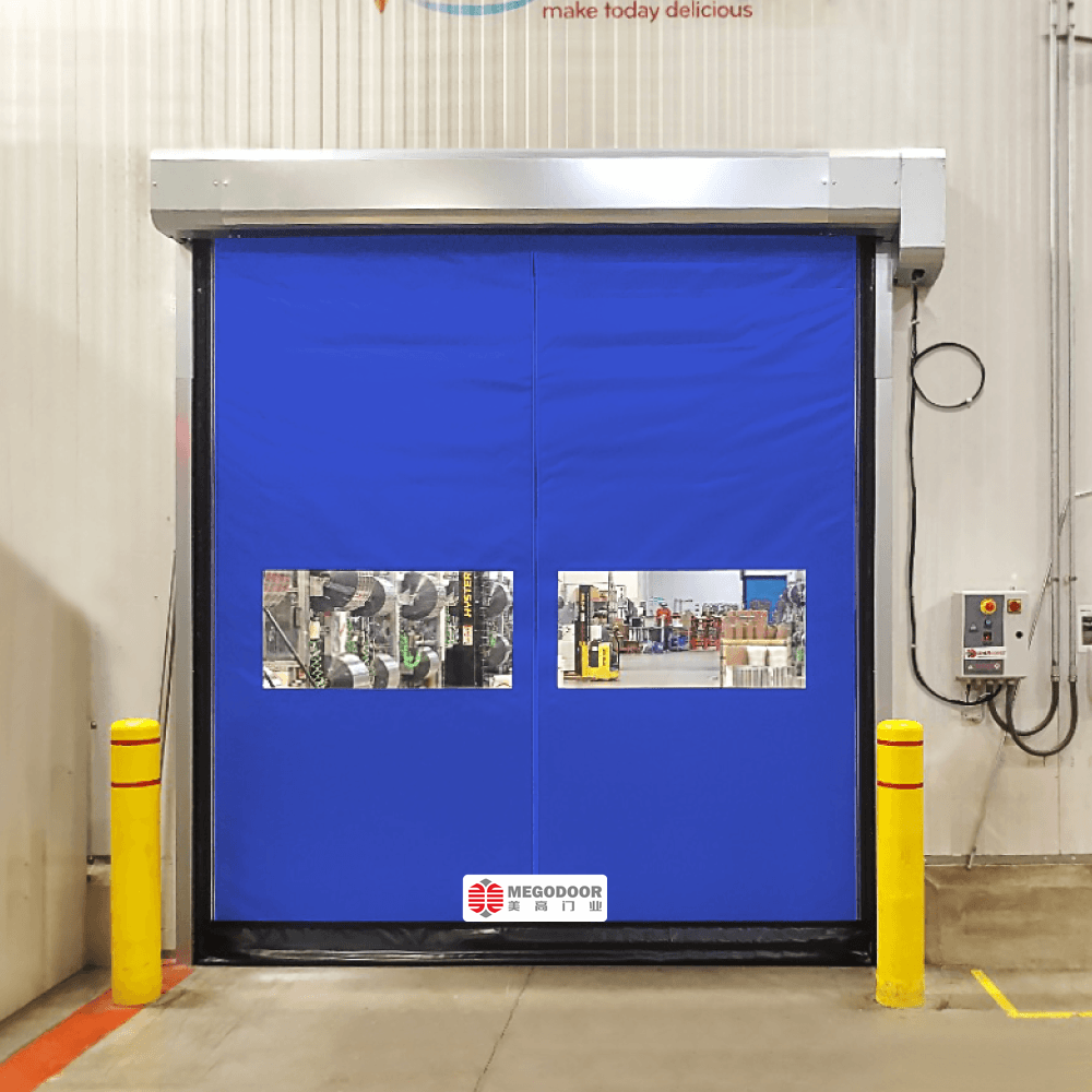 护”门”卫士：柔性防撞柱——快速门安全运行的智能守护者插图